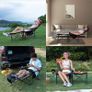 Camping Chairs Folding Reclining Portable Chair with Cup Holder Detachable Side Table and Carry Bag (FREE SHIPPING) Image 3