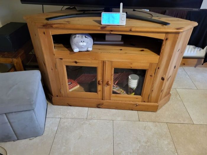 Corner unit cupboard and TV stand