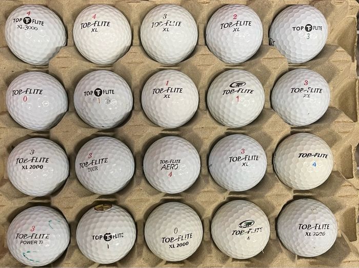 top flite golf balls x20