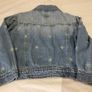 Stunning Girls Gap Age 10 11 denim blue jacket with embroidered daisies flowers Image 4