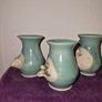 Set of 4 Irish Stoneware face mugs Image 6