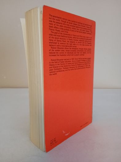 Peasant Uprisings in Seventeenth-Century France, Russia and China by Ronald Mousnier (HQ566)