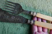 Antique - Silver Plated Edwardian  Fish Serving Set - Silver Plated Edwardian Table Flatware Set