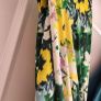 ZARA Collection green floral asymmetrical midi Sz M-L - Bnwt Rrp 79.99 Image 9
