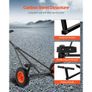 Boat Trailer Dolly, 420lbs Load Capacity, Carbon Steel Trailer Mover with Adjustable Length, 15.7 in Pneumatic Tires and Nonslip Support Bracket Image 6