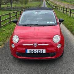 Fiat 500 convertible,  brilliant condition