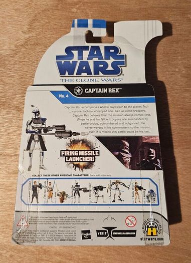 Star Wars Captain Rex 3.75 " Scale (Some Creasing To Top Left Of Card) New & Unopened