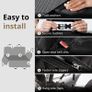 Dog Hammock for Car Back Seat  3-in-1  Car Seat Cover for Dogs with Seat Belt Tether Scratch Proof and Waterproof Car Seat Cover for Dogs Image 4