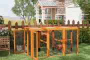 Wooden Chicken Coop &amp; Run