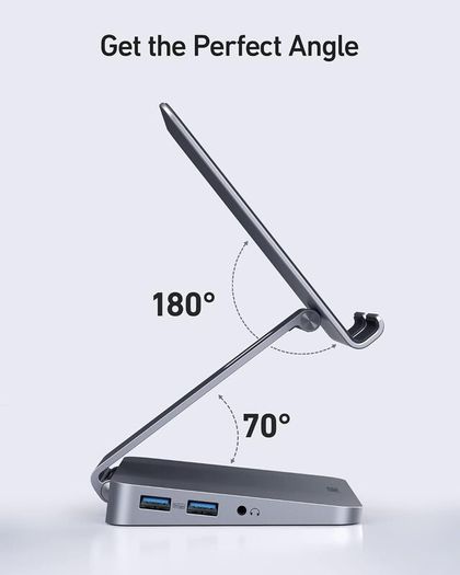 Anker 551 8-in-1 USB C Hub, with Foldable Tablet Stand