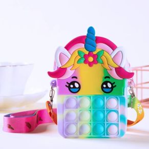 Unicorn popit purse