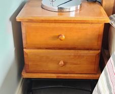 Oak Bedside Locker