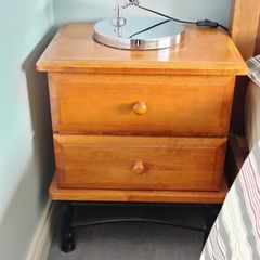 Oak Bedside Locker