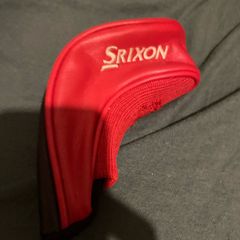 Red srixon Z 3 wood, golf driver cover