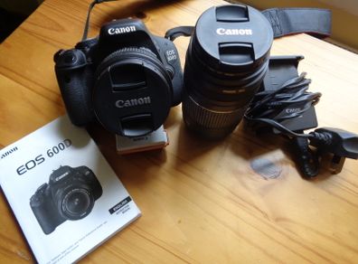 Canon E O S 600D with 2 Canon Lenses