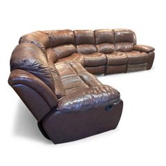 Leather Corner Settee