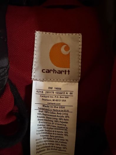 Carhartt men's working jacket