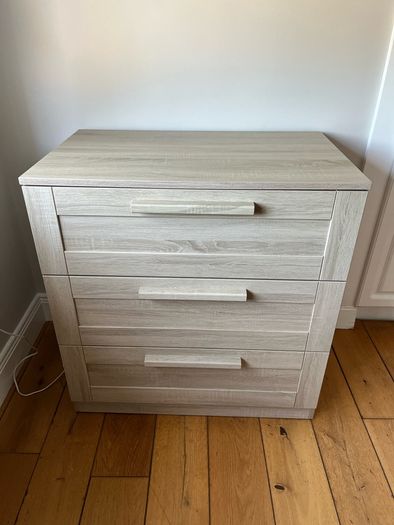 Mamas & Papas light oak Atlas dresser & changer with drawers