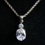 Vintage Sterling Silver 925 Pendant Necklace length 18" - 4,4g Image 5