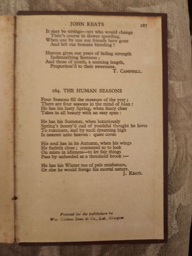 The Golden Treasury. By F.t. Palgrave. Rare 1861 Hardback In Good Condition.  See Photos For Same.