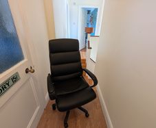 Black High-Back Adjustable Office Chair