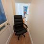 Black High-Back Adjustable Office Chair Image 3