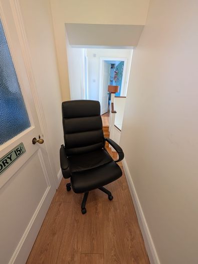 Black High-Back Adjustable Office Chair