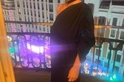 one shoulder midi dress