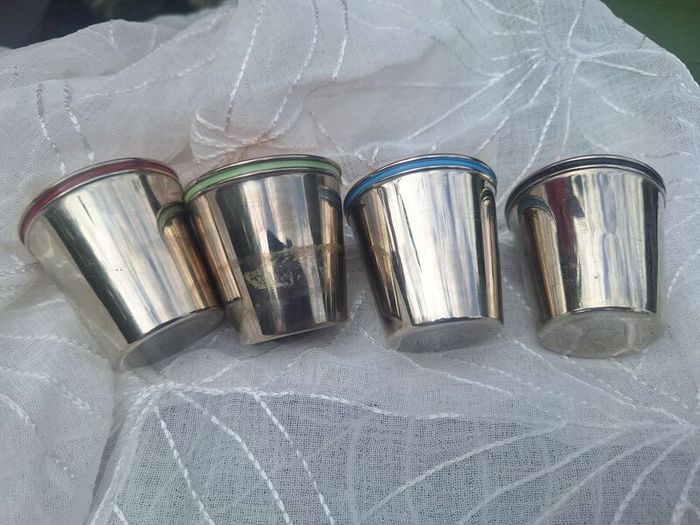 Rare West German Duo Flask and Cups