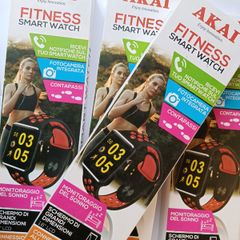 Four Akai fitness smart watches (no batteries)