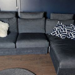 IKEA VIMLE 3-Seater Sofa Bed with Chaise Longue