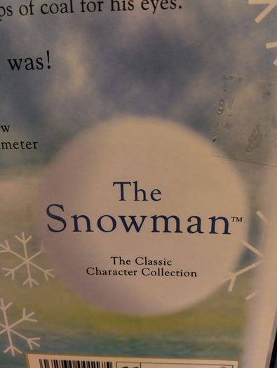 The Snowman, Classic Character Collection Jigsaw Puzzle