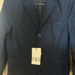 boys navy zara suit