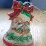 Vintage Christmas Hanging Bells x 3 for Sale Image 3