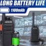 Walkie Talkie PMR446 License Free, Professional Two Way Radio 16 Channels VOX Scan Monitor, 2 Way Radio with USB Charger Base and Earpieces for Commercial, School (FREE POSTAGE) Image 5