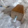 Solid Oak Sofa legs Image 2