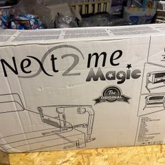 Brand new chicco Next2me Magic in Grey with light projector included