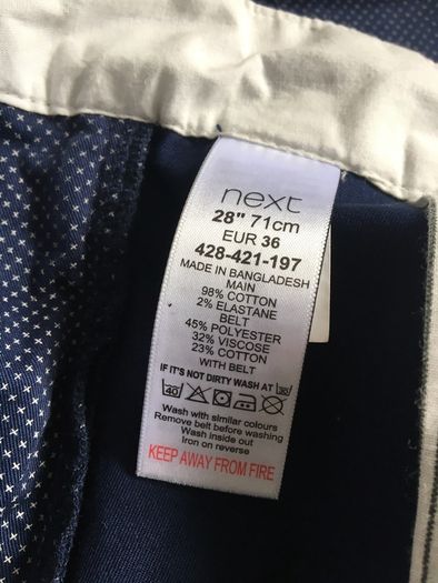 Next chino shorts teenage size