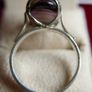Vintage Sterling Silver 925 Purple Striped Agate Ring size P - 2,82g Image 10