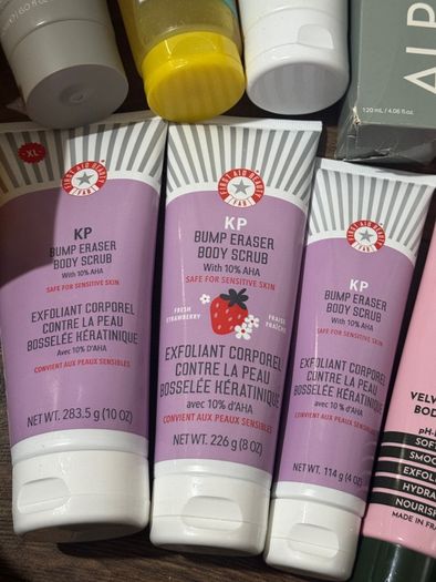 Brand new luxury body was, showed me polisher, body scrub new
