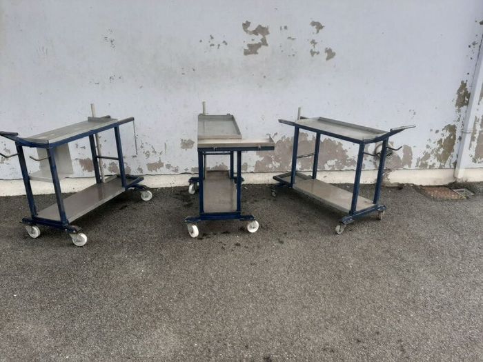 Welding trolley stands
