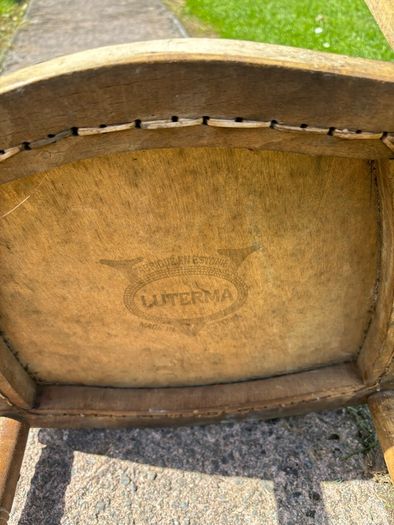 Rare Original LUTERMA Estonian Chair pre war 1925