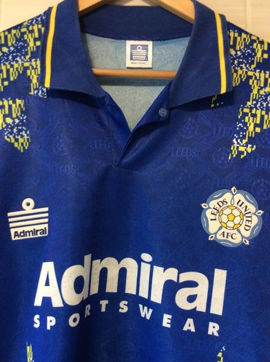 Leeds United Jersey. Season 1992/1993. Official Admiral Away Jersey. Authentic Original From 1992. Not A Modern Day Remake.