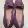 womens Clarks Un Cosmo Go burgundy suede court shoes heels formal buckle Size UK 5 D EU 38 BRAND NEW Image 9