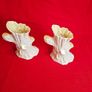 Pair of Belleek Tree Stump Vases (Spill Vases), 5th Mark, Ireland Image 2