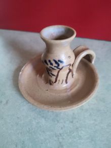 Elbow Pottery Cork Candle Holder