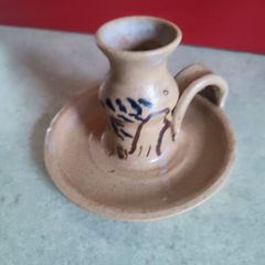 Elbow Pottery Cork Candle Holder