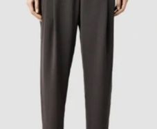 Allsaints Roos Trousers Charcoal Grey UK 10