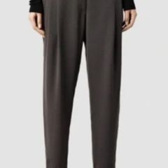 Allsaints Roos Trousers Charcoal Grey UK 10