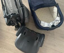 Baby carry cot , toddler seat and foldable stroller